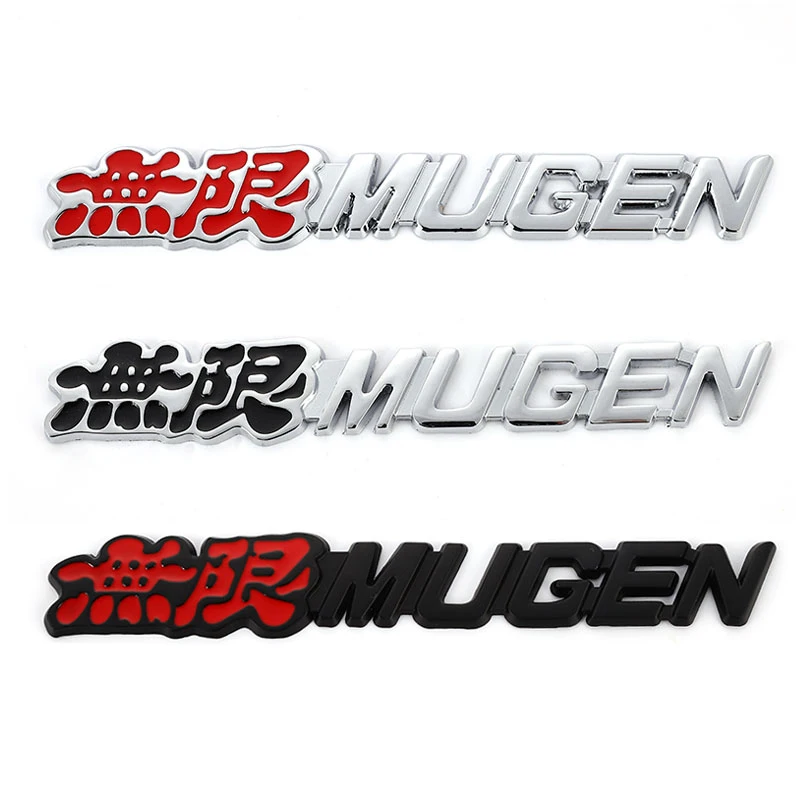 

3D Car Sticker Grille Badge MUGEN Emblem for Honda Accord Civic CRV Crosstour H-RV nsx Pilot Odyssey City CRZ Spirior AVANCIER