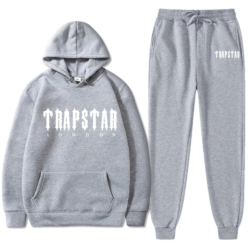 Men's Tracksuit Trend New Hooded 2 Pieces Set Hoodie Sweatshirt + Sweatpants Sportwear Jogging Outfit Trapstar Logo Man Clothing
Men's Tracksuit Trend New Hooded 2 Pieces Set Hoodie Sweatshirt + Sweatpants Sportwear Jogging Outfit Trapstar Logo Man Clothing