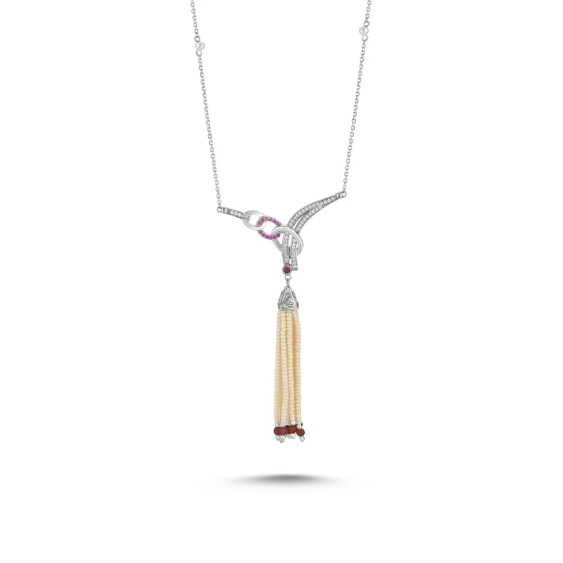 Серебряное 925 пробы ожерелье из Майорки, жемчуга и стебля, рубина, кисточек, циркония, кубического циркония
Серебряное 925 пробы ожерелье из Майорки, жемчуга и стебля, рубина, кисточек, циркония, кубического циркония