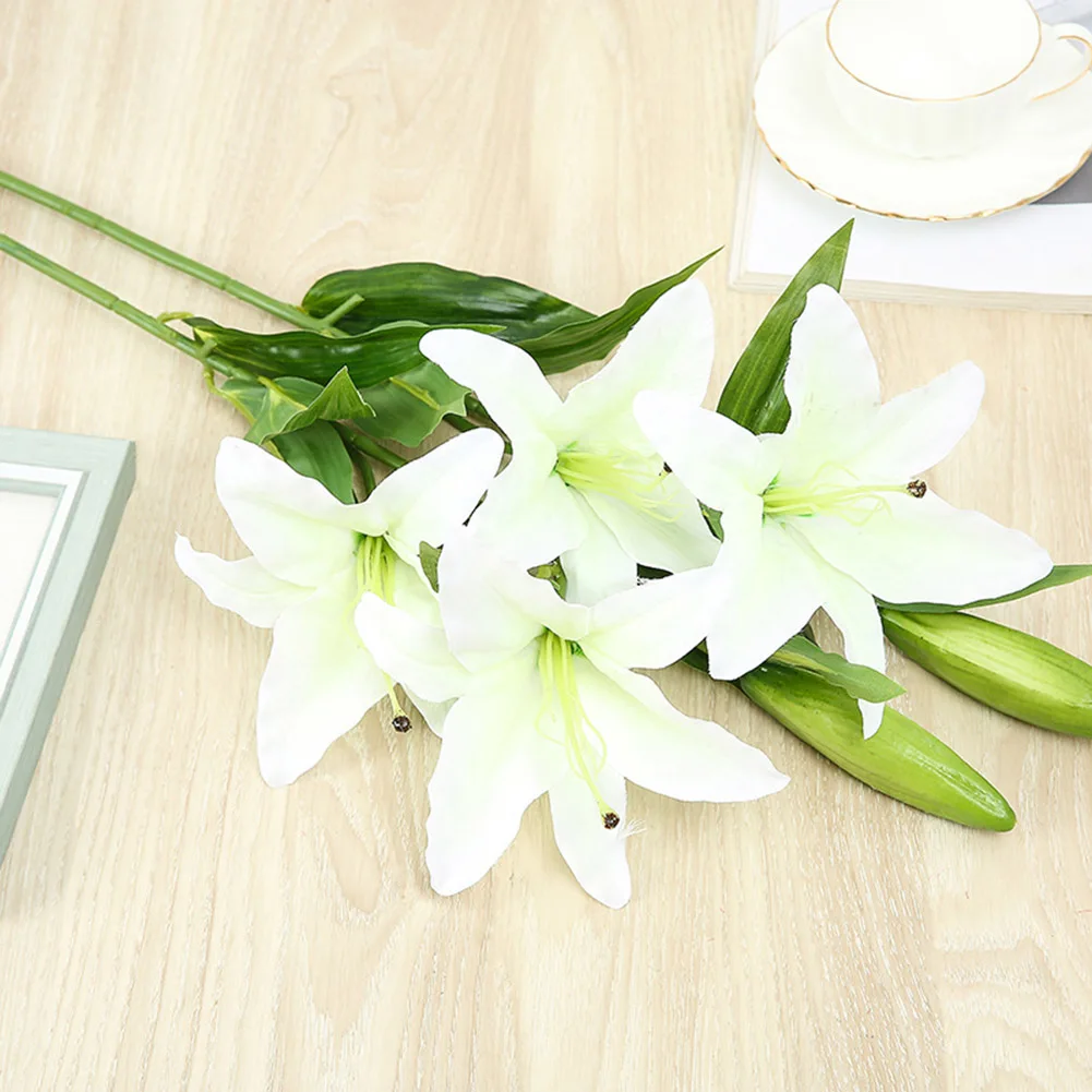 Full Bloom Artificial Lillies with a Stunningly Realistic Look – A Great Choice for Your Wedding or Office Decor!
Full Bloom Artificial Lillies with a Stunningly Realistic Look – A Great Choice for Your Wedding or Office Decor!