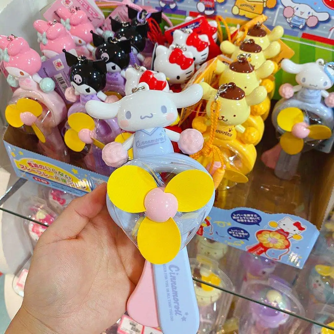 Kawaii Sanrio Anime Kuromi Cute Cartoon Cinnamoroll Girly Heart My Melody Hello Kitty Portable Handheld Fan Toys for Girls
Kawaii Sanrio Anime Kuromi Cute Cartoon Cinnamoroll Girly Heart My Melody Hello Kitty Portable Handheld Fan Toys for Girls
