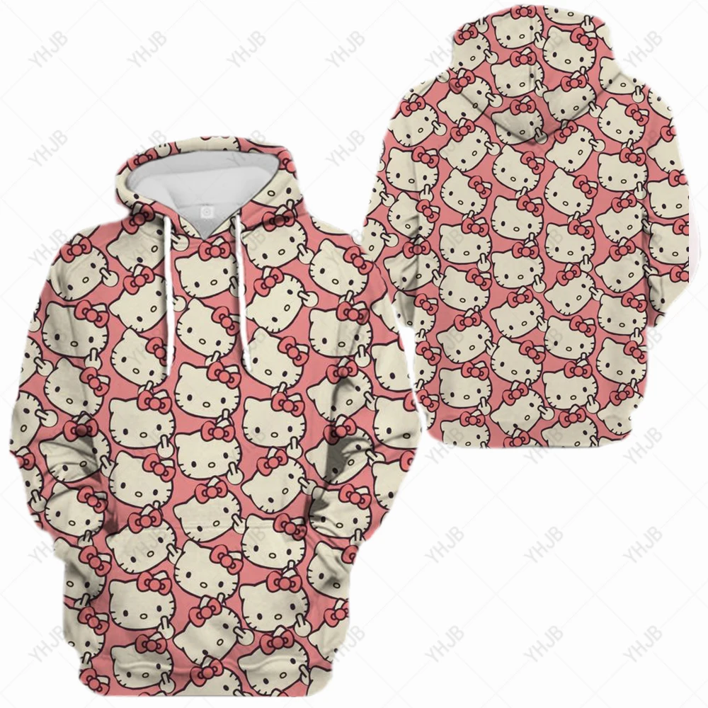Hello Kitty Sweatshirt for Women Hoodie Pullover Hooded S Long Sleeve Plus Size Casual Pull Hoody Autumn Clothes Sudadera Y2k
Hello Kitty Sweatshirt for Women Hoodie Pullover Hooded S Long Sleeve Plus Size Casual Pull Hoody Autumn Clothes Sudadera Y2k