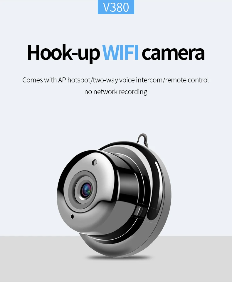 Мини-камера видеонаблюдения с Wi-Fi, 1080 P
Мини-камера видеонаблюдения с Wi-Fi, 1080 P