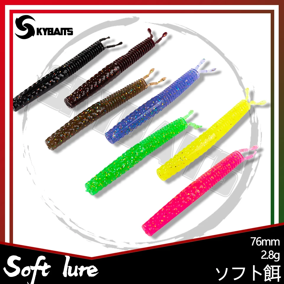 Loogdeel 10PCS 76m/2.8g Floating Soft Baits Artificial Fishing Lures Wobblers Sea Worms Rodworm Fishing Soft Lures
Loogdeel 10PCS 76m/2.8g Floating Soft Baits Artificial Fishing Lures Wobblers Sea Worms Rodworm Fishing Soft Lures