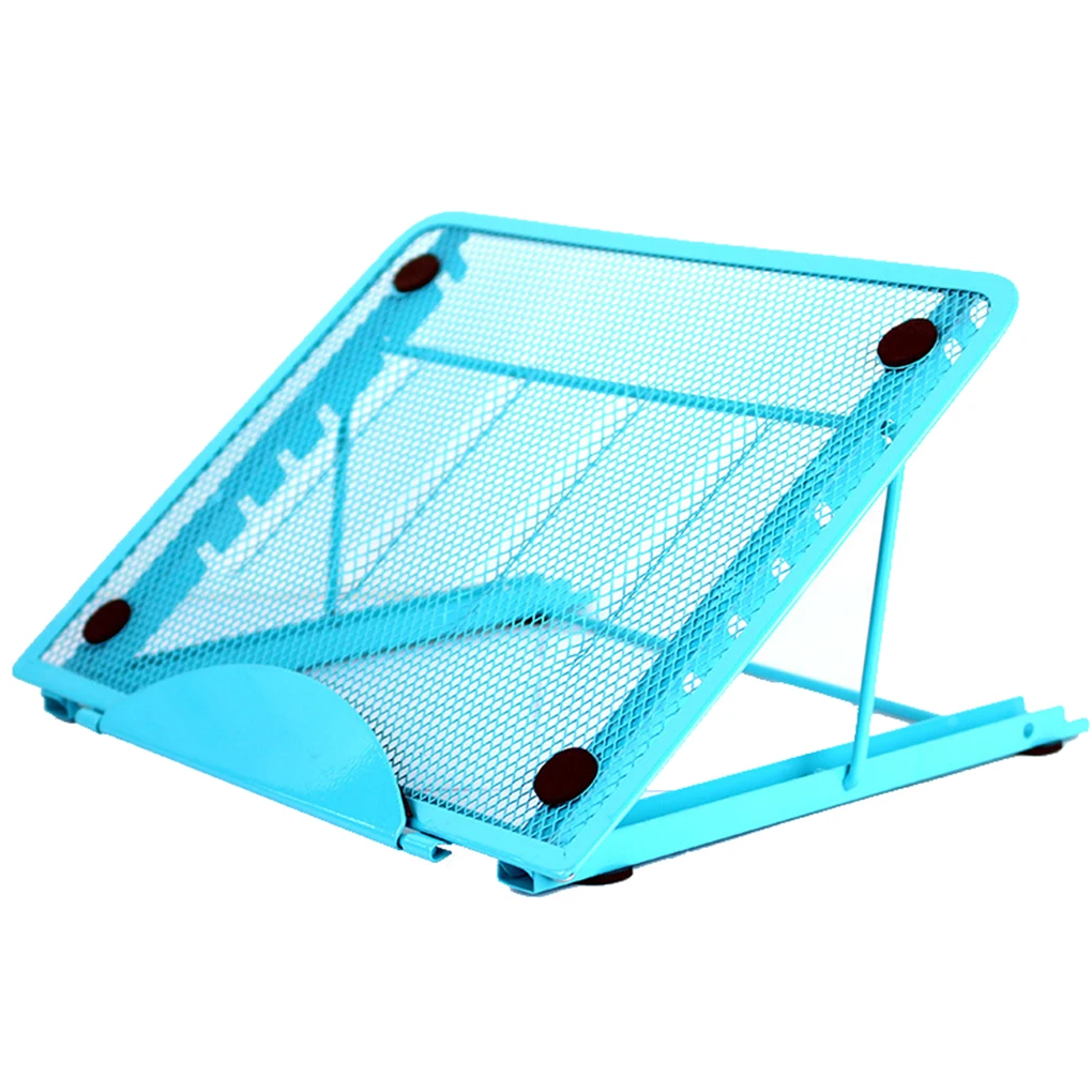 Стальная Сетчатая подставка для ноутбука и планшета, Складная регулируемая настольная подставка для ноутбука, кронштейн 
Стальная Сетчатая подставка для ноутбука и планшета, Складная регулируемая настольная подставка для ноутбука, кронштейн