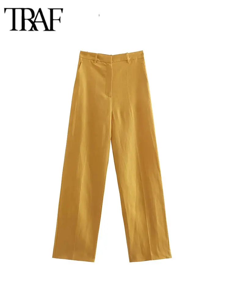 Брюки женские повседневные до пола, с карманами и поясом
Брюки женские повседневные до пола, с карманами и поясом