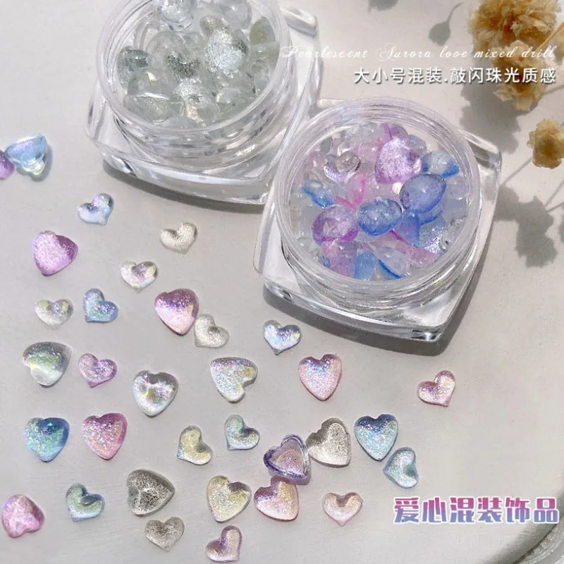 Nail Art Decoration Love Heart Crystal Clear Shiny Mica Symphony Aurora Accessories Small Diamond
Nail Art Decoration Love Heart Crystal Clear Shiny Mica Symphony Aurora Accessories Small Diamond
