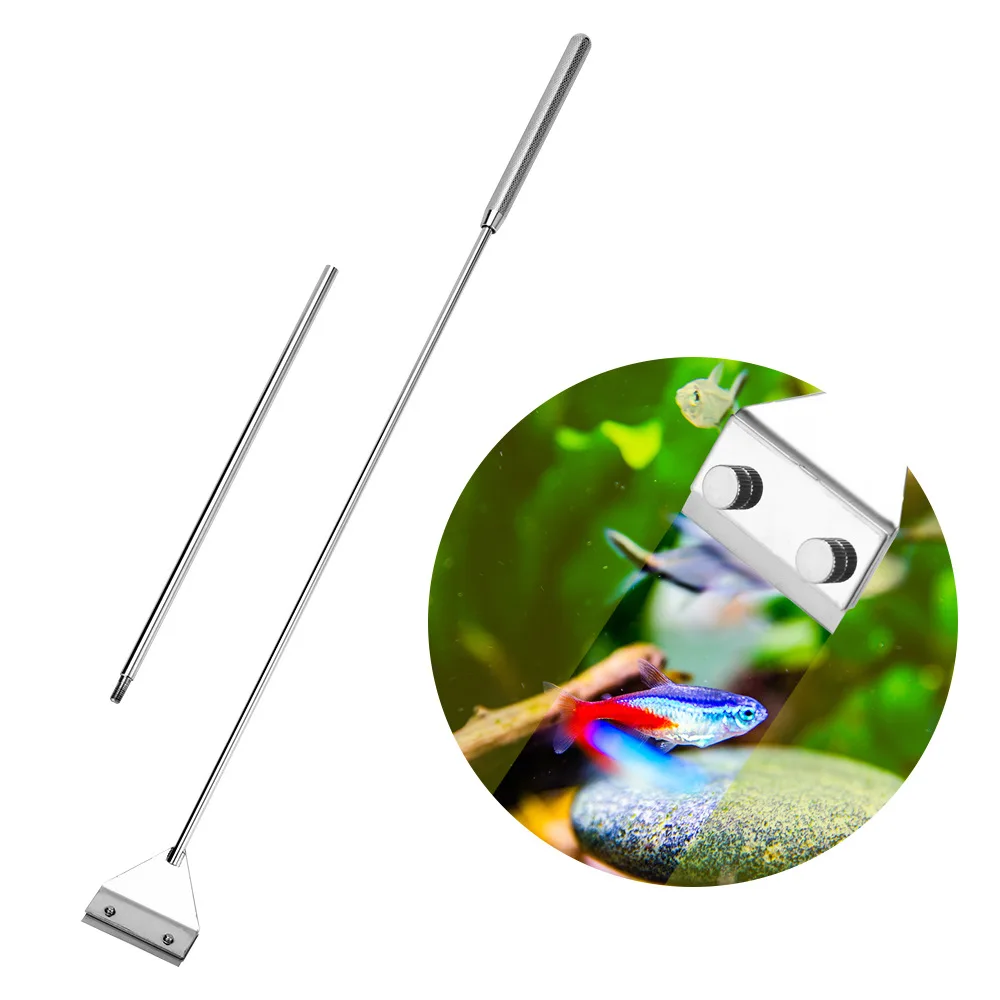 Aquatic Fish Tank Supplies 46cm/65cm Steel Scraping Algae Removal Knife No Dead Angle Brush Cleaning Tools Aquarium Accessories
Aquatic Fish Tank Supplies 46cm/65cm Steel Scraping Algae Removal Knife No Dead Angle Brush Cleaning Tools Aquarium Accessories