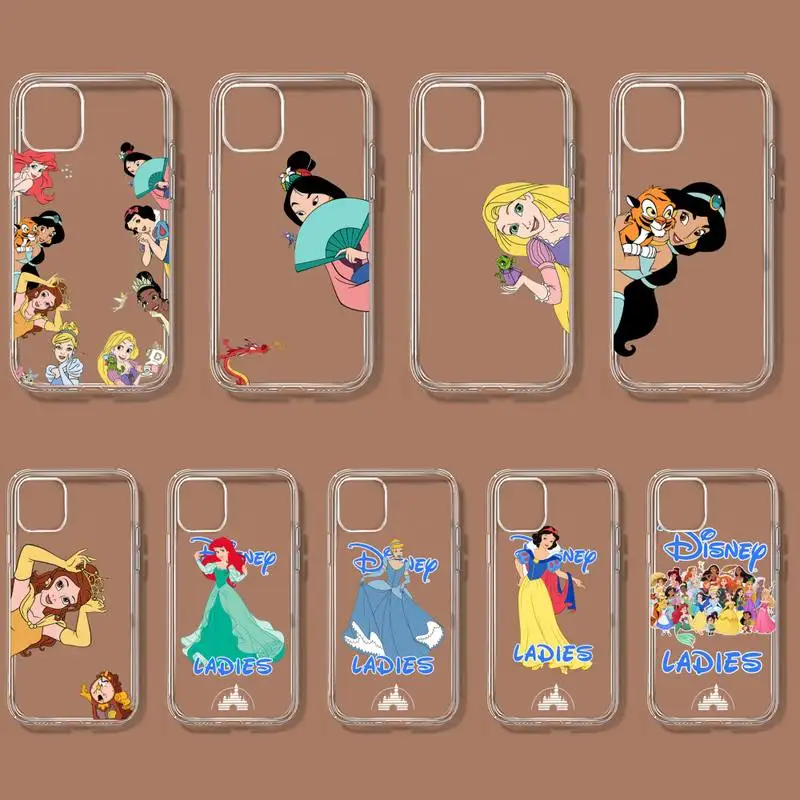 Disney Princesses Phone Case For iPhone 11 12 Mini 13 14 Pro XS Max X 8 7 6s Plus 5 SE XR Transparent Shell
Disney Princesses Phone Case For iPhone 11 12 Mini 13 14 Pro XS Max X 8 7 6s Plus 5 SE XR Transparent Shell
