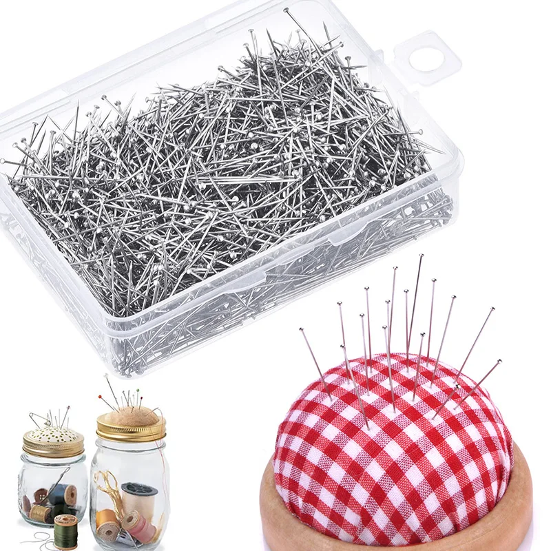 300Pcs/35mm Stainless Steel Sewing Pins Dressmaker Straight Suture Pins Fine Satin Head Pins Jewelry Making of Sewing Tools
300Pcs/35mm Stainless Steel Sewing Pins Dressmaker Straight Suture Pins Fine Satin Head Pins Jewelry Making of Sewing Tools
