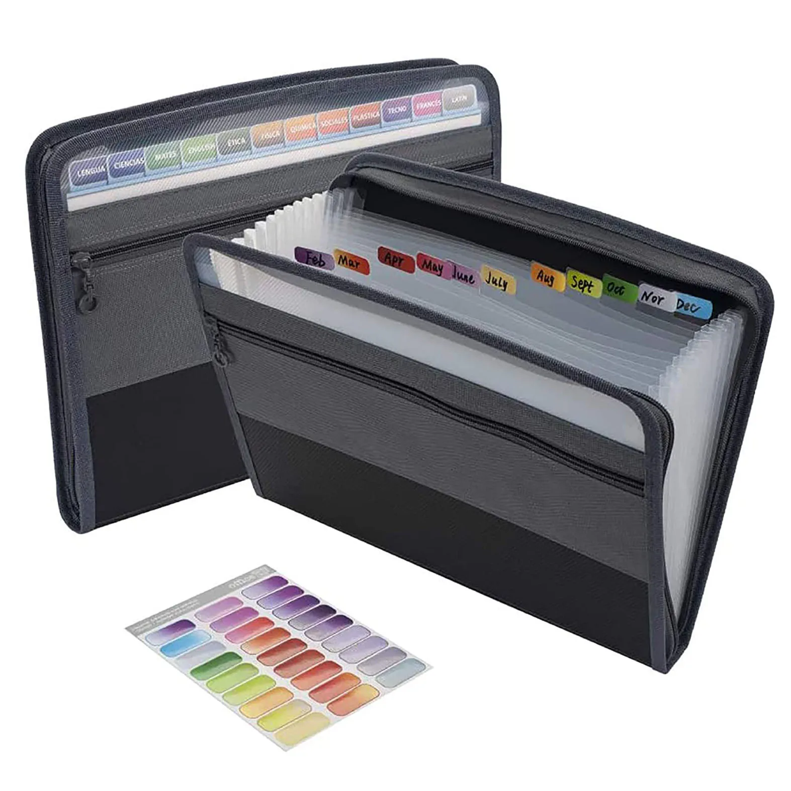 A4 Expanding File Folder with Sticky Labels,13 Pockets Accordion Document Organizer Expanding File Folder with Zipper Closure
A4 Expanding File Folder with Sticky Labels,13 Pockets Accordion Document Organizer Expanding File Folder with Zipper Closure