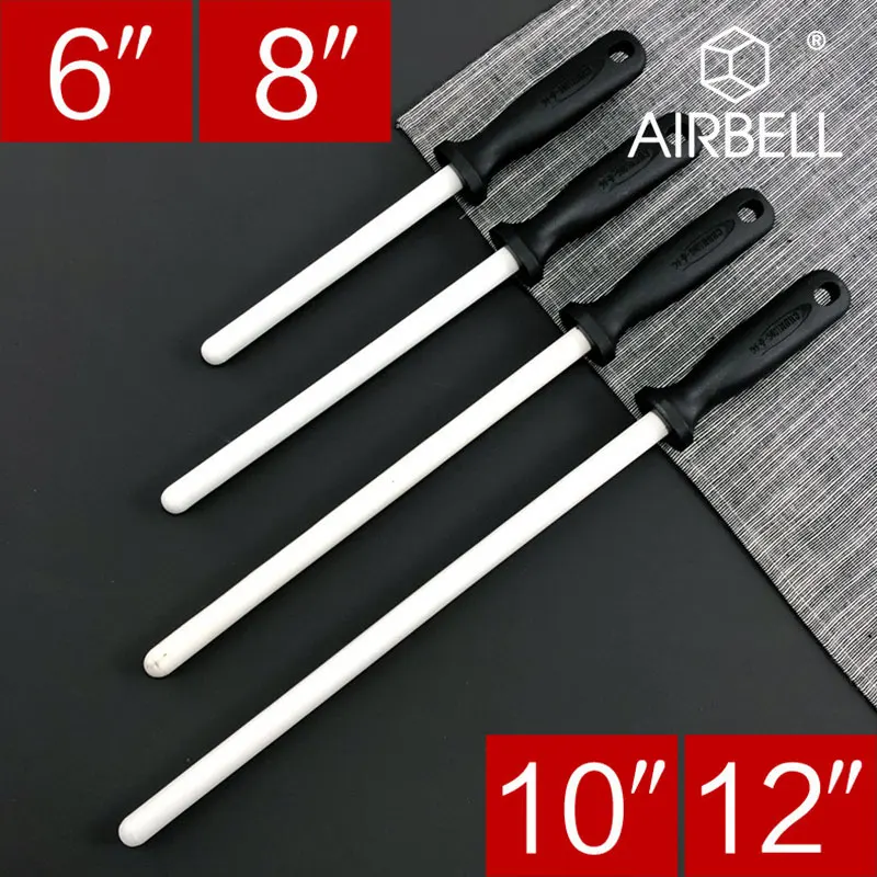 6-12 Inch Ceramic Sharpening Stone Musats stick Rod Knife Sharpener Grinding Honing Kitchen accessories gadgets Tools Steel Bar
6-12 Inch Ceramic Sharpening Stone Musats stick Rod Knife Sharpener Grinding Honing Kitchen accessories gadgets Tools Steel Bar