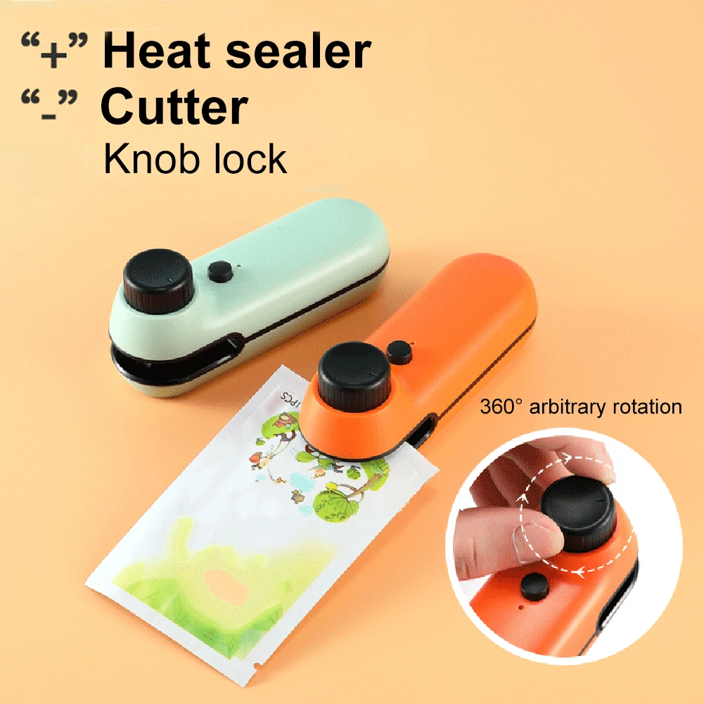 Mini Sealer USB Charging Handheld Portable Food Snack Bag Sealer 2-in-1 Heat Sealer For Plastic Bags Food Bag Sealer Machine
Mini Sealer USB Charging Handheld Portable Food Snack Bag Sealer 2-in-1 Heat Sealer For Plastic Bags Food Bag Sealer Machine