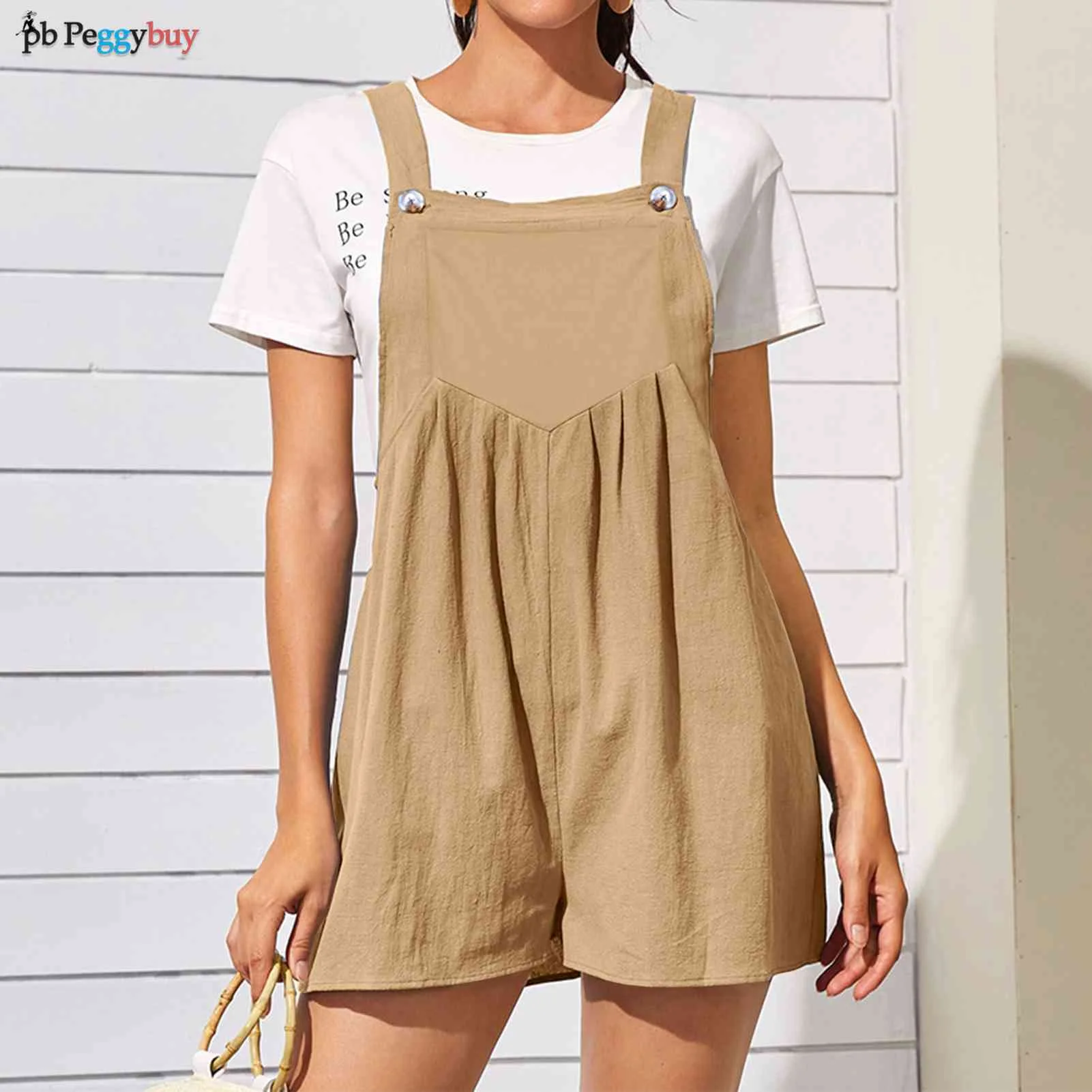 Женский хлопковый комбинезон на пуговицах, повседневный свободный короткий комбинезон с карманами, высокой талией и квадратным вырезом, ле...
Женский хлопковый комбинезон на пуговицах, повседневный свободный короткий комбинезон с карманами, высокой талией и квадратным вырезом, ле...