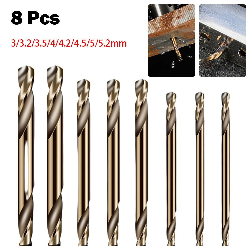 8pcs Double Head Drill Bits Set High Speed Steel Drill Bit For Steel Wood Alloy Iron Twist Drill Power Tools
8pcs Double Head Drill Bits Set High Speed Steel Drill Bit For Steel Wood Alloy Iron Twist Drill Power Tools