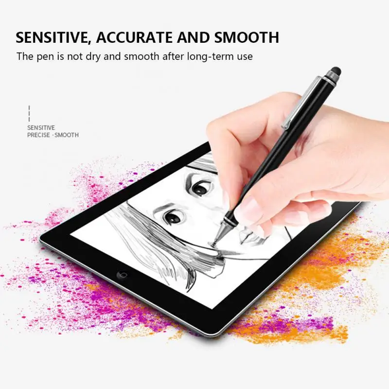 2 In 1 Stylus Pen For Iphone Xiaomi Smartphone Android Tablet Thin Tip Capacitive Pen Touch Screen Drawing Pencil Note Touch Pen
2 In 1 Stylus Pen For Iphone Xiaomi Smartphone Android Tablet Thin Tip Capacitive Pen Touch Screen Drawing Pencil Note Touch Pen