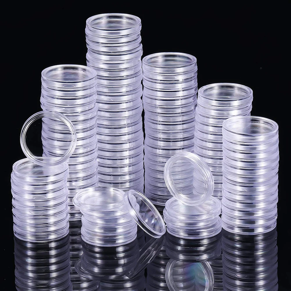 200pcs 25 Mm Clear Round Plastic Coin Collection Holder Capsules Safe Money Storage Boxes Container Case Gift
200pcs 25 Mm Clear Round Plastic Coin Collection Holder Capsules Safe Money Storage Boxes Container Case Gift