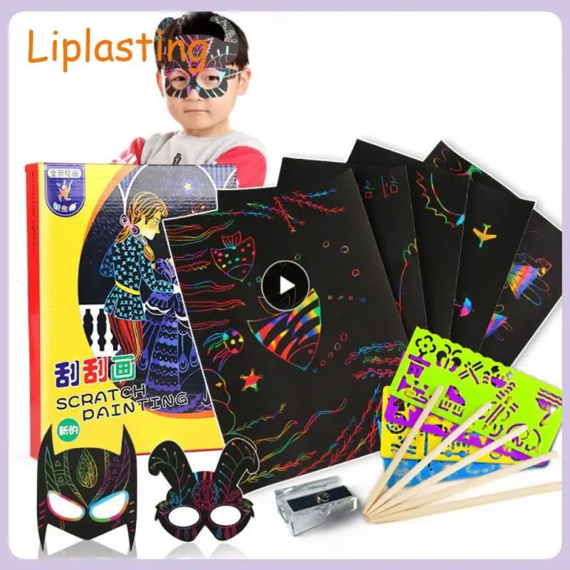 Scratch Board Manual Diy Children Scratch Paper Drawing Toys Children Gift Scratch Art Paper Natural Wooden Pens Non-toxic
Scratch Board Manual Diy Children Scratch Paper Drawing Toys Children Gift Scratch Art Paper Natural Wooden Pens Non-toxic