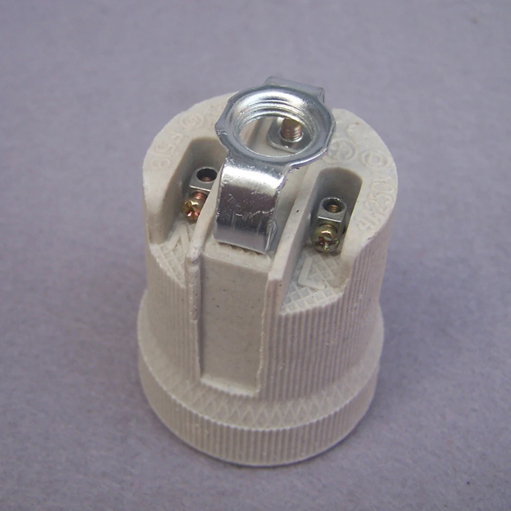 E27 Ceramic Edison Lamp Fittings Socket Lamp Base Holder For Retro Vintage Edison Bulb Lamp With Fixing Bracket Large Screw Cap
E27 Ceramic Edison Lamp Fittings Socket Lamp Base Holder For Retro Vintage Edison Bulb Lamp With Fixing Bracket Large Screw Cap