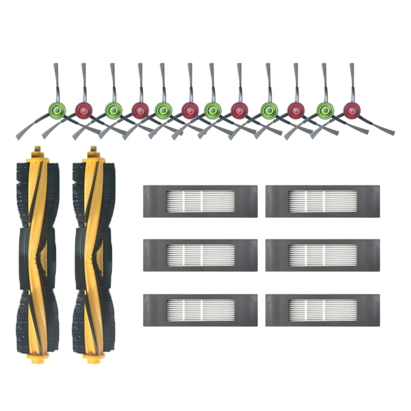 For ECOVACS DEEBOT OZMO 920 950 T8 T9 AIVI MAX N8PRO Robot Vacuum Cleaner Main/Side Brush HEPA Filter 
For ECOVACS DEEBOT OZMO 920 950 T8 T9 AIVI MAX N8PRO Robot Vacuum Cleaner Main/Side Brush HEPA Filter