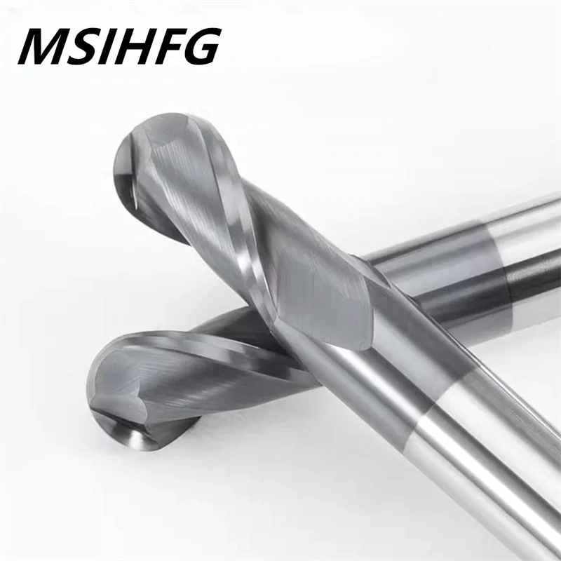 HRC62 Milling Cutter Alloy Coating Tungsten Steel Tool Cnc Maching Ball Nose Endmills MSIHFG Top Milling Cutter Machine Endmill
HRC62 Milling Cutter Alloy Coating Tungsten Steel Tool Cnc Maching Ball Nose Endmills MSIHFG Top Milling Cutter Machine Endmill