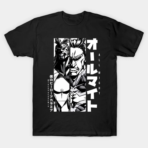 2021 Men/Women's Summer Black Street Fashion Hip Hop All Might MY HERO ACADEMIA Manga Panel Design T-shirt Cotton Tees Tops
2021 Men/Women's Summer Black Street Fashion Hip Hop All Might MY HERO ACADEMIA Manga Panel Design T-shirt Cotton Tees Tops