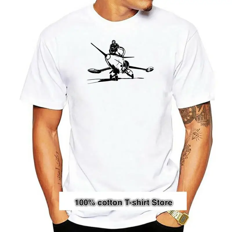 Lockheed-camisetas de algodón para hombre, camisa informal de cuello redondo, a la moda, color negro, talla F-104, S-3XL
Lockheed-camisetas de algodón para hombre, camisa informal de cuello redondo, a la moda, color negro, talla F-104, S-3XL