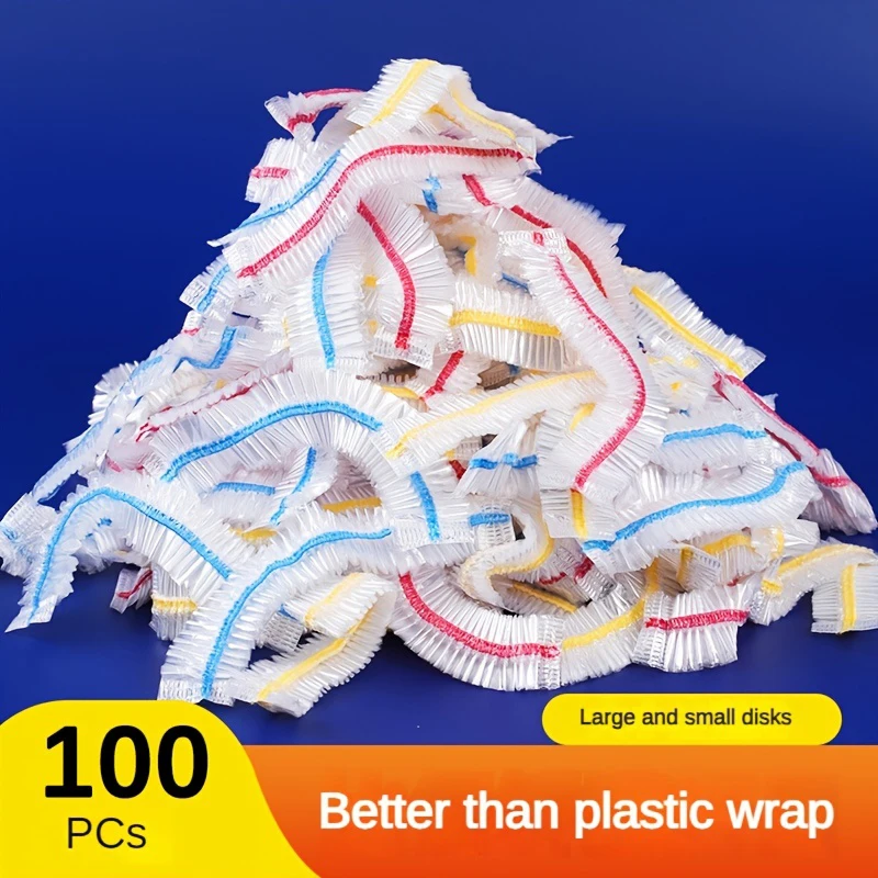 100pcs Colorful Nylon for Food Cover Bags Cover Dishes with Elastic Transparent Plastic Bags To Cover Food Grade Fresh-keeping
100pcs Colorful Nylon for Food Cover Bags Cover Dishes with Elastic Transparent Plastic Bags To Cover Food Grade Fresh-keeping