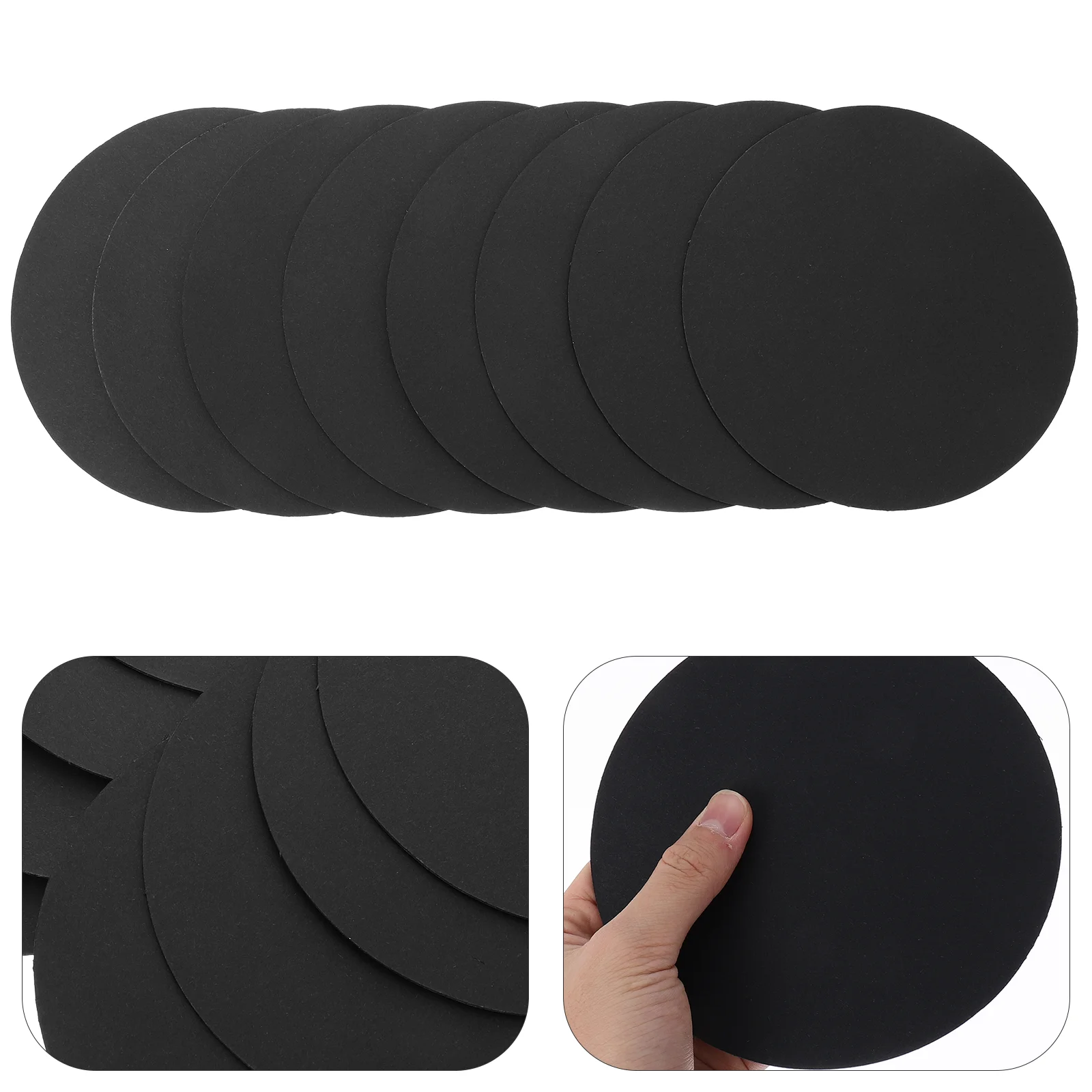 

8 Pcs Kits Game House Mandala Drawing Board Painting Paperboard Panels Polka Dots Black Cardboard