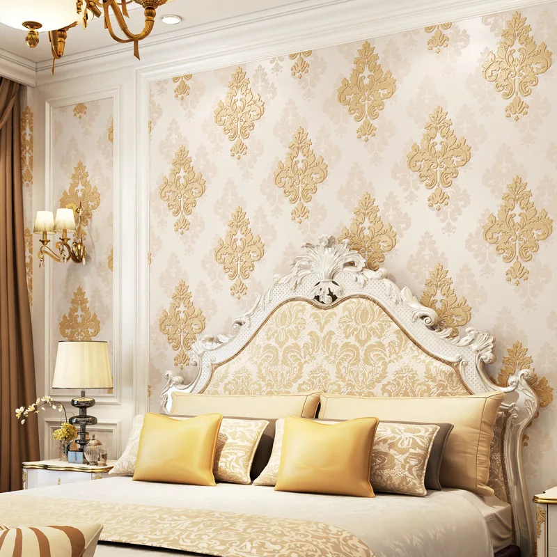 3D European Damascus Wallpaper Waterproof Luxury Warm Bedroom Living Room Engineering TV Background Wall Wallpaper
3D European Damascus Wallpaper Waterproof Luxury Warm Bedroom Living Room Engineering TV Background Wall Wallpaper