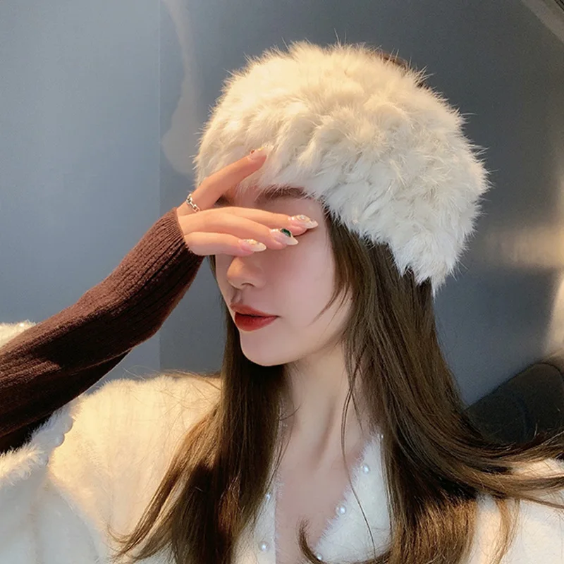 Autumn Winter Knitted Real Rabbit Fur Headband for Women Fluffy Elastic Hair Bands Ring for Ladies Hair Ties резинка для волос
Autumn Winter Knitted Real Rabbit Fur Headband for Women Fluffy Elastic Hair Bands Ring for Ladies Hair Ties резинка для волос