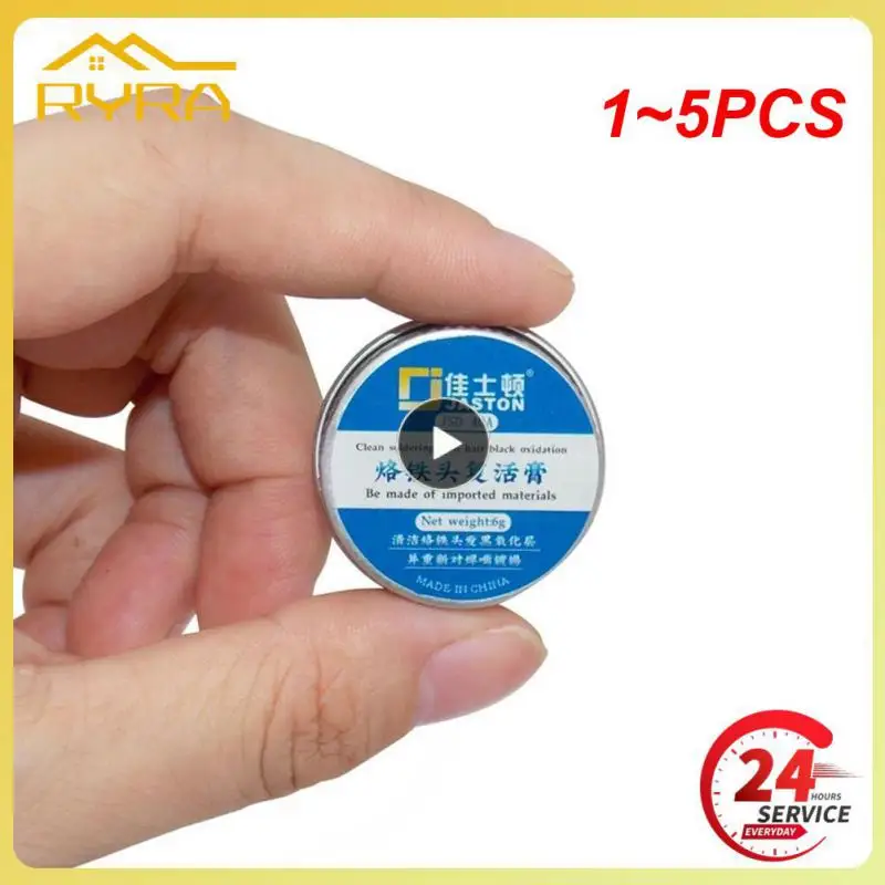 1~5PCS Electrical Soldering Iron Tip Black Oxidation Clean Paster Resurrection Plaster Refresher Solder Cream Non-stick Tin
1~5PCS Electrical Soldering Iron Tip Black Oxidation Clean Paster Resurrection Plaster Refresher Solder Cream Non-stick Tin