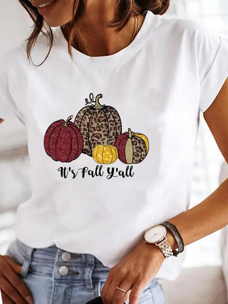Леопардовая Тыква тренд Хэллоуин День благодарения осенняя одежда T одежда футболки с принтом женский топ модная футболка с графическим рисунком 
Леопардовая Тыква тренд Хэллоуин День благодарения осенняя одежда T одежда футболки с принтом женский топ модная футболка с графическим рисунком