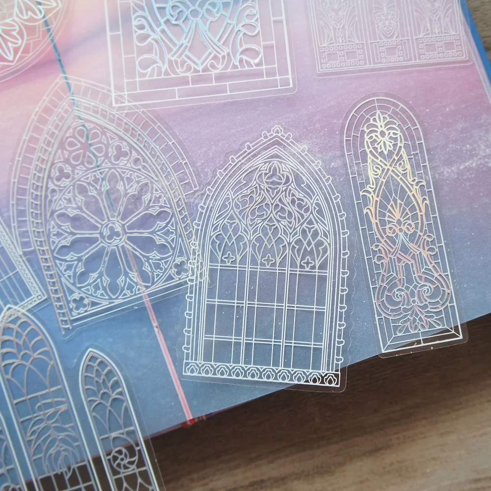 10pcs MIX Size Laser White Castle Window Lace Round Theme PVC Sticker Scrapbooking DIY Gift Label Decoration Tag
10pcs MIX Size Laser White Castle Window Lace Round Theme PVC Sticker Scrapbooking DIY Gift Label Decoration Tag