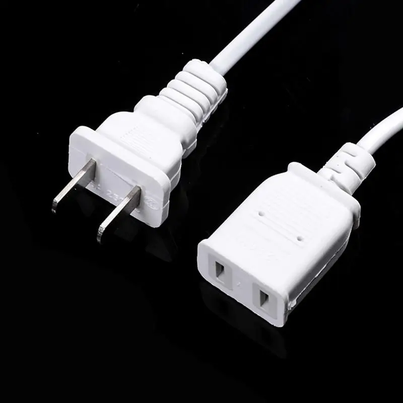 4.5m AC Power Cord White Black Line With On/Off Switch Button Cables Wire Two-pin US Plug Cable Extension Cords EU Type Adapter
4.5m AC Power Cord White Black Line With On/Off Switch Button Cables Wire Two-pin US Plug Cable Extension Cords EU Type Adapter