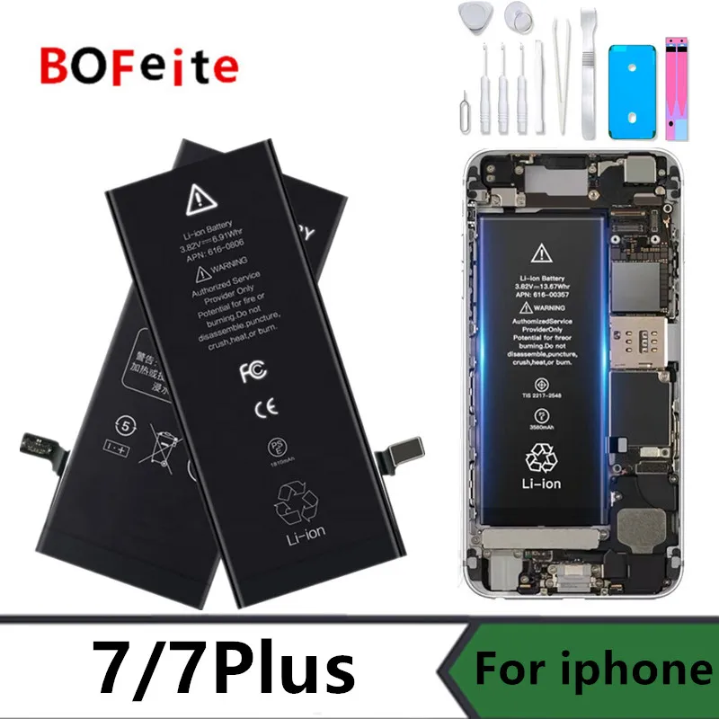 Original Capacity Battery For iPhone 7 7plus Phone Replacement Batteries Warranty One Year Bateria
Original Capacity Battery For iPhone 7 7plus Phone Replacement Batteries Warranty One Year Bateria