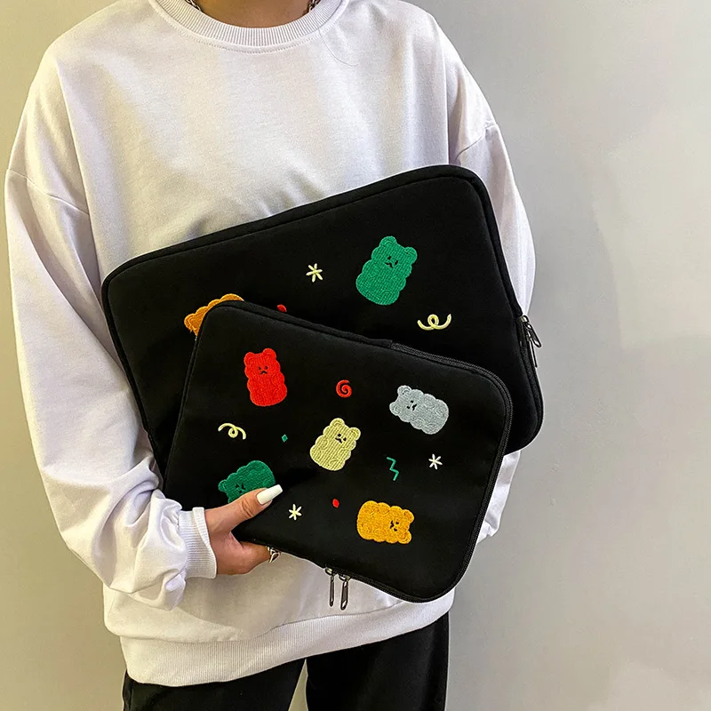 Cute Bear Flat Storage Bag Tablet Laptop Bags For IPad Mini 123456 Air 234 10.9 12.9 Computer Liner Protective Shell
Cute Bear Flat Storage Bag Tablet Laptop Bags For IPad Mini 123456 Air 234 10.9 12.9 Computer Liner Protective Shell