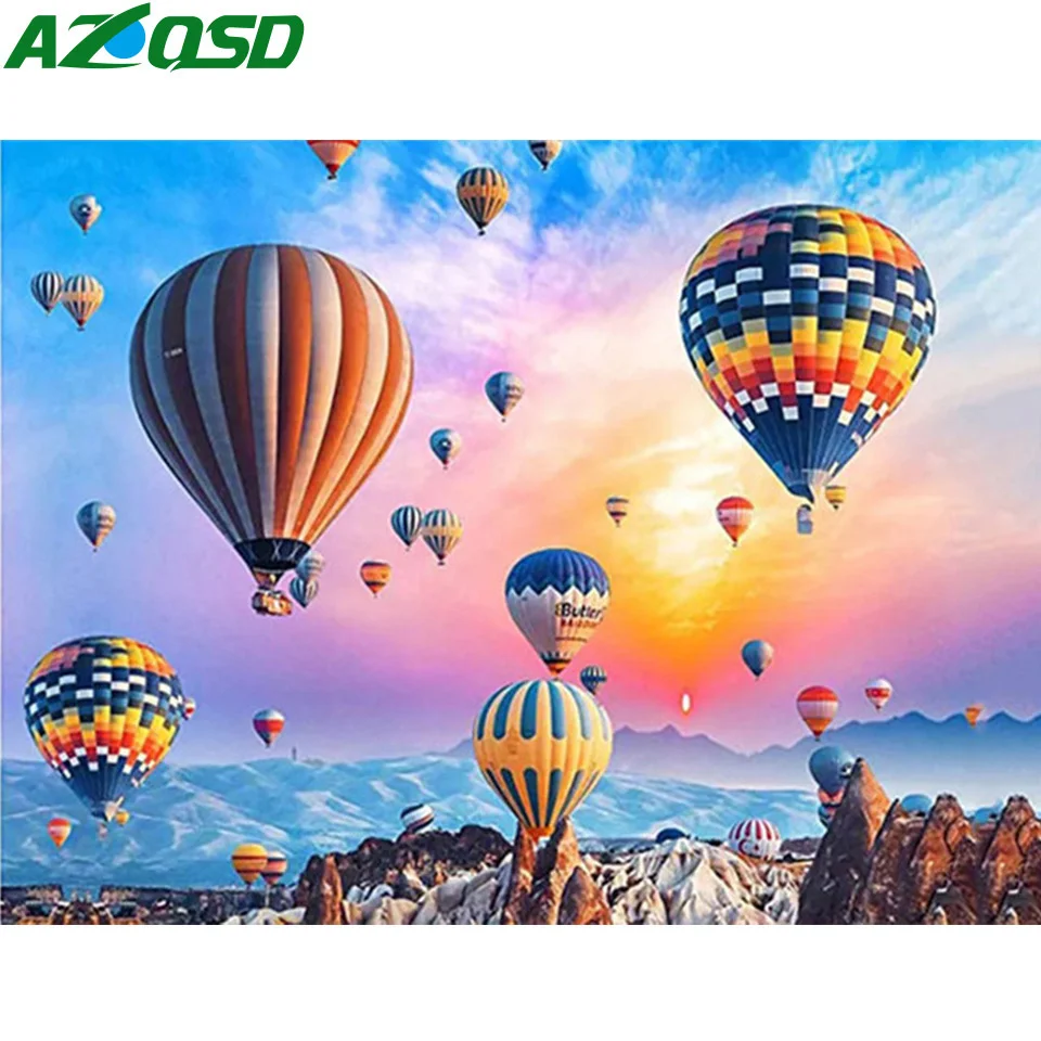 AZQSD алмазные художественные наборы горячий воздух украшение для дома-Воздушные шары подарок закат Алмазная вышивка Landsacape рукоделие полный квадрат живопись искусство
AZQSD алмазные художественные наборы горячий воздух украшение для дома-Воздушные шары подарок закат Алмазная вышивка Landsacape рукоделие полный квадрат живопись искусство