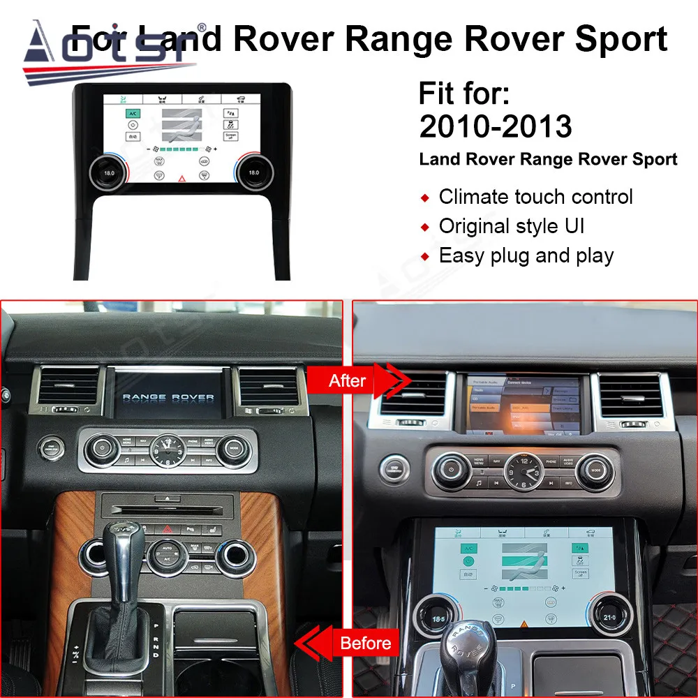 Auto Airconditioning For Land Rover Sport L494 2009+ Android Touch Screen AC Board Air Conditioning Panel Car Multimedia Player
Auto Airconditioning For Land Rover Sport L494 2009+ Android Touch Screen AC Board Air Conditioning Panel Car Multimedia Player