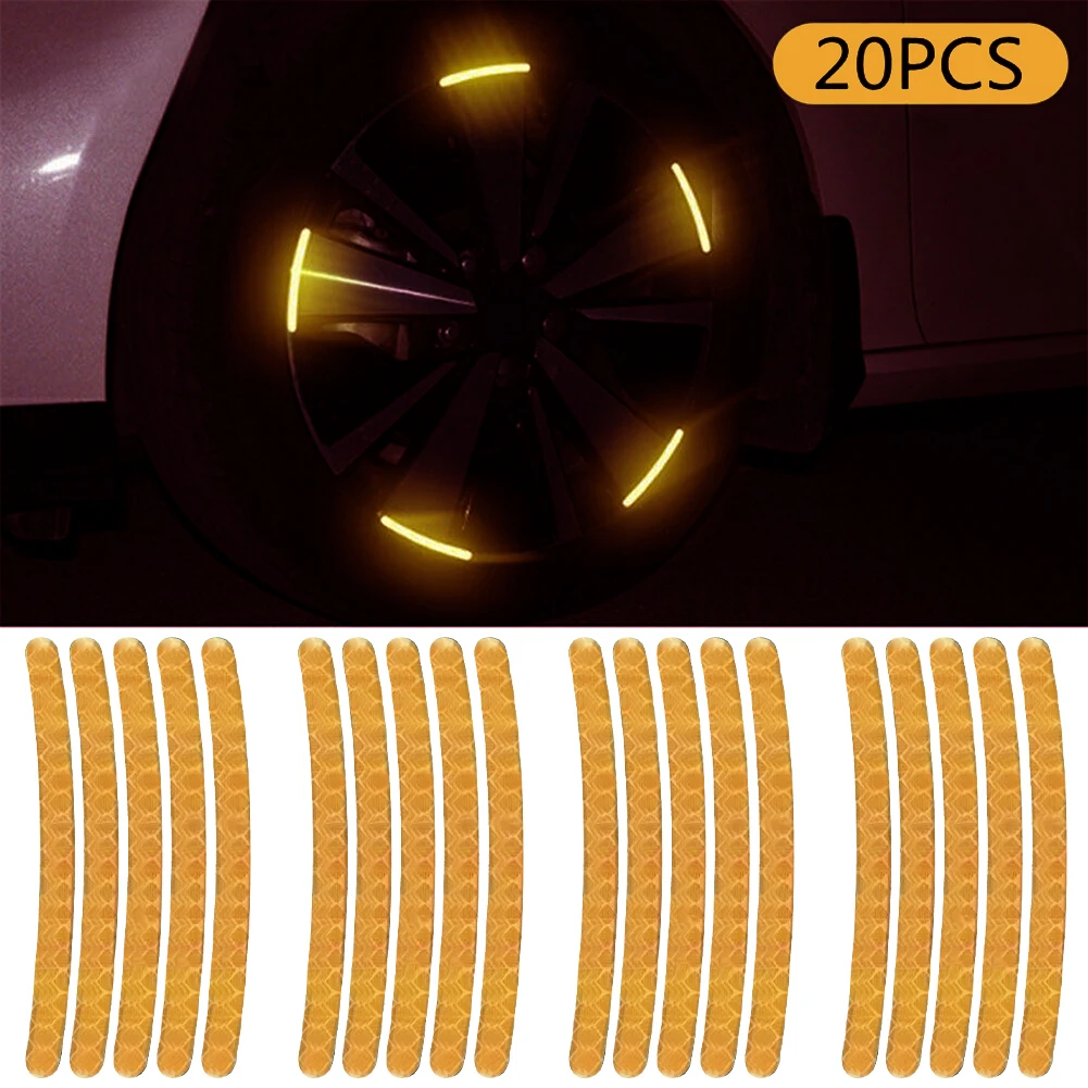 20pcs Car Wheel Hub Reflective Sticker Universal Tire Rim Reflec Strips Car-Styling Accessories Night Driving Luminous Sticker
20pcs Car Wheel Hub Reflective Sticker Universal Tire Rim Reflec Strips Car-Styling Accessories Night Driving Luminous Sticker