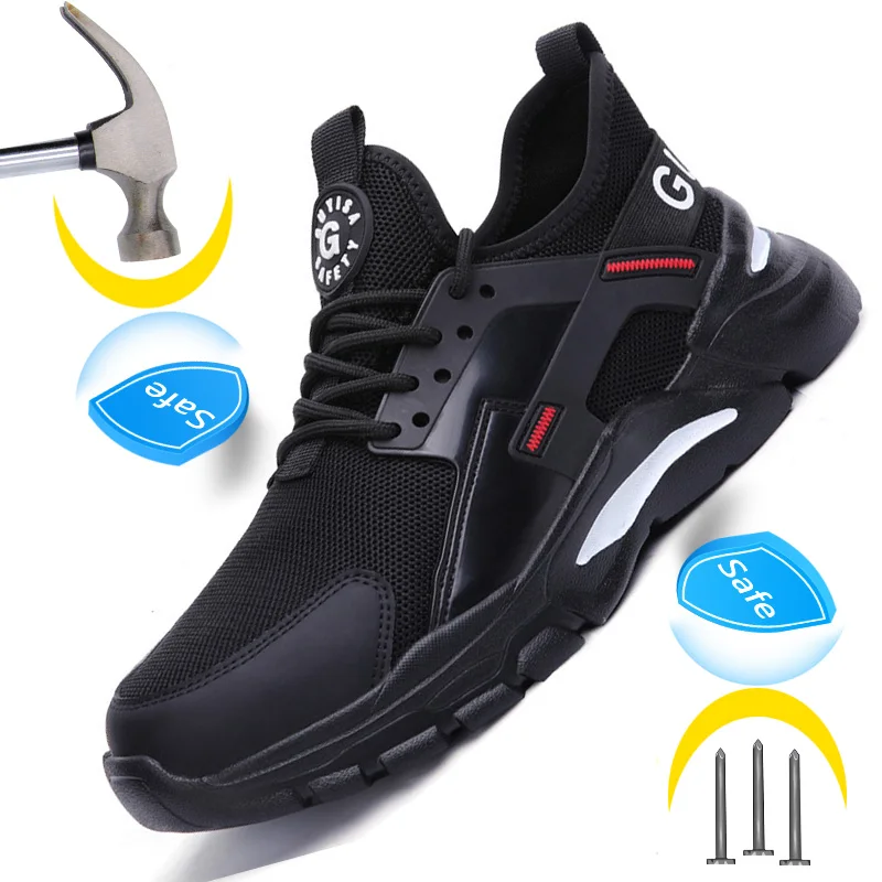Men Shoes Steel Toe Protective Indestructible Boots Men Anti Smashing Puncture Proof Safety Work Shoes Breathable Male Footwear
Men Shoes Steel Toe Protective Indestructible Boots Men Anti Smashing Puncture Proof Safety Work Shoes Breathable Male Footwear