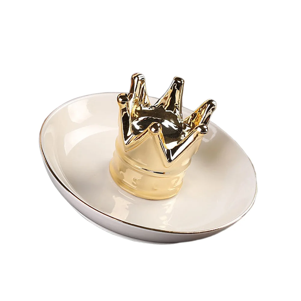 Jewelry Dish Tray Holder Ring Ceramicstorageshape Decor Decorative Porcelain Plate
Jewelry Dish Tray Holder Ring Ceramicstorageshape Decor Decorative Porcelain Plate