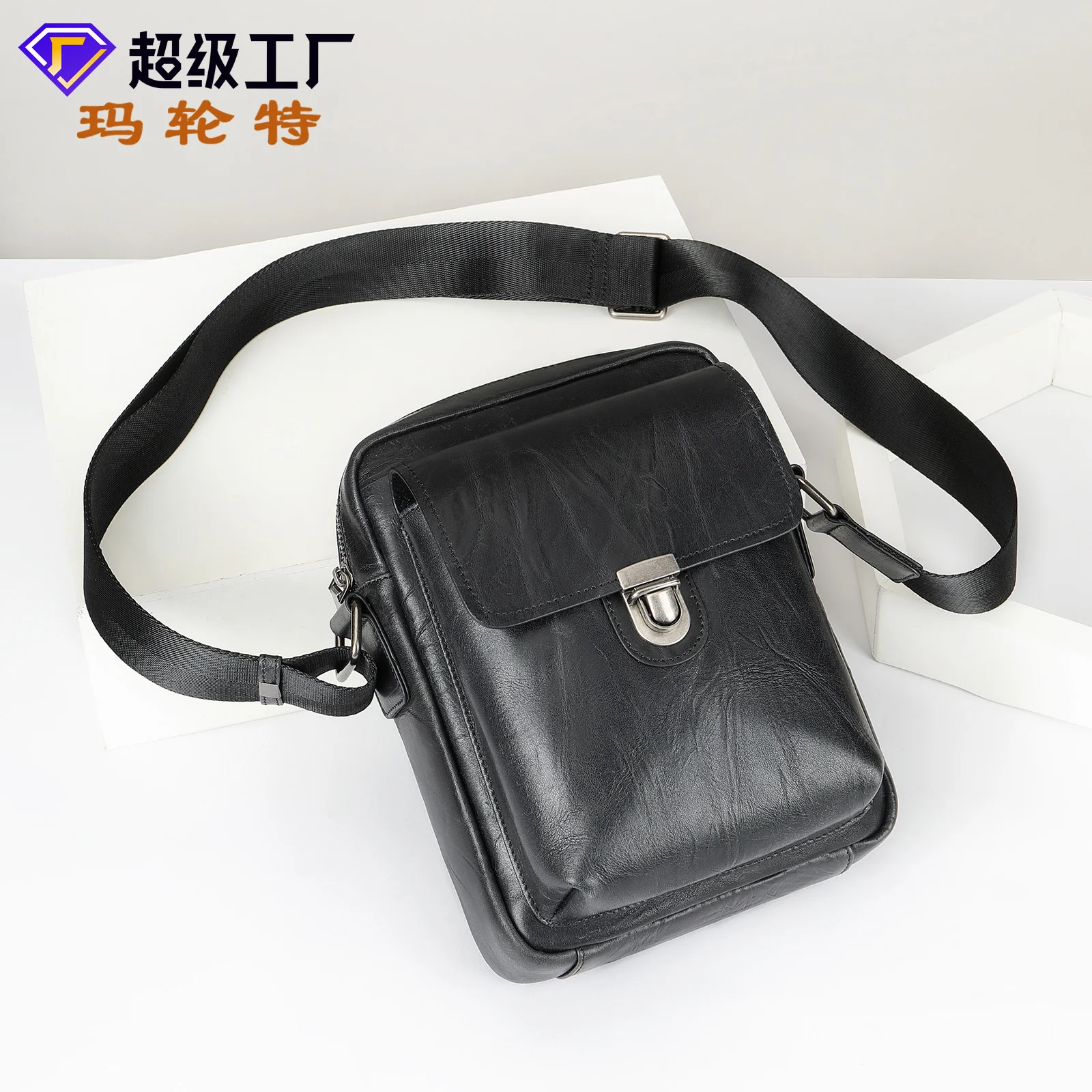 Maronite Men's Cowhide Headband Layer Fashion One Shoulder Bag New Genuine Leather Diagonal Straddle Small
Maronite Men's Cowhide Headband Layer Fashion One Shoulder Bag New Genuine Leather Diagonal Straddle Small