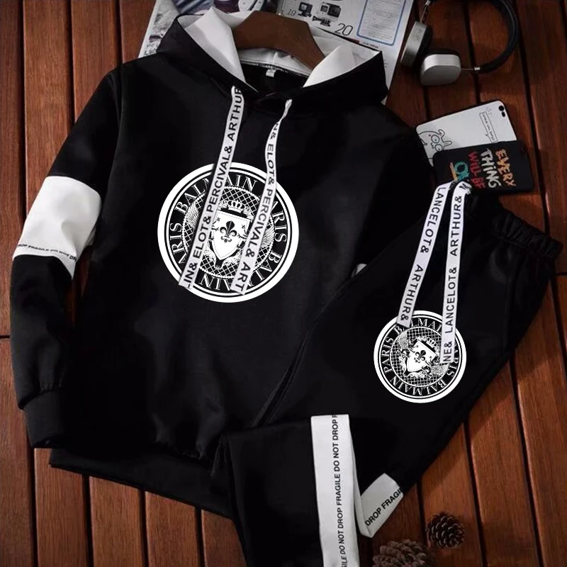 New Autumn and Winter Men's Hooded Sweatshirt + Trousers Sportswear Outdoor Warm Ski Snow Sports Suit Luxury Suit Men's Jogging
New Autumn and Winter Men's Hooded Sweatshirt + Trousers Sportswear Outdoor Warm Ski Snow Sports Suit Luxury Suit Men's Jogging