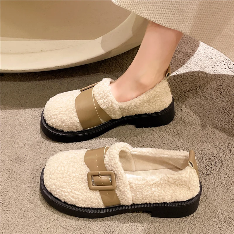 Мокасины с круглым носком, осенние женские туфли, искусственный мех, подходящие ко всему повседневные женские кроссовки, Мокасины, Осенние, в стиле преппи, новинка, Winte
Мокасины с круглым носком, осенние женские туфли, искусственный мех, подходящие ко всему повседневные женские кроссовки, Мокасины, Осенние, в стиле преппи, новинка, Winte