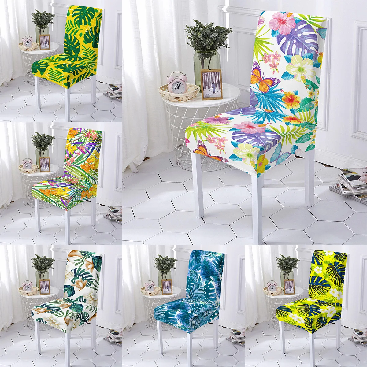 Leaves Print Spandex All-inclusive High Back Elastic Seat Cushion Cover Removable Dining Chair Cover for Banquet Restaurant
Leaves Print Spandex All-inclusive High Back Elastic Seat Cushion Cover Removable Dining Chair Cover for Banquet Restaurant