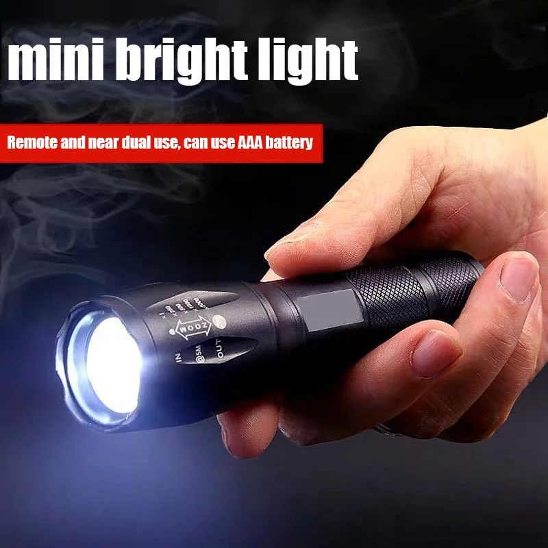 LED Flashlight Ultra Bright Torch L2/V6 Camping Light 5 Switch Mode Waterproof Zoomable Bicycle Light Use 18650 Battery Lanterna
LED Flashlight Ultra Bright Torch L2/V6 Camping Light 5 Switch Mode Waterproof Zoomable Bicycle Light Use 18650 Battery Lanterna