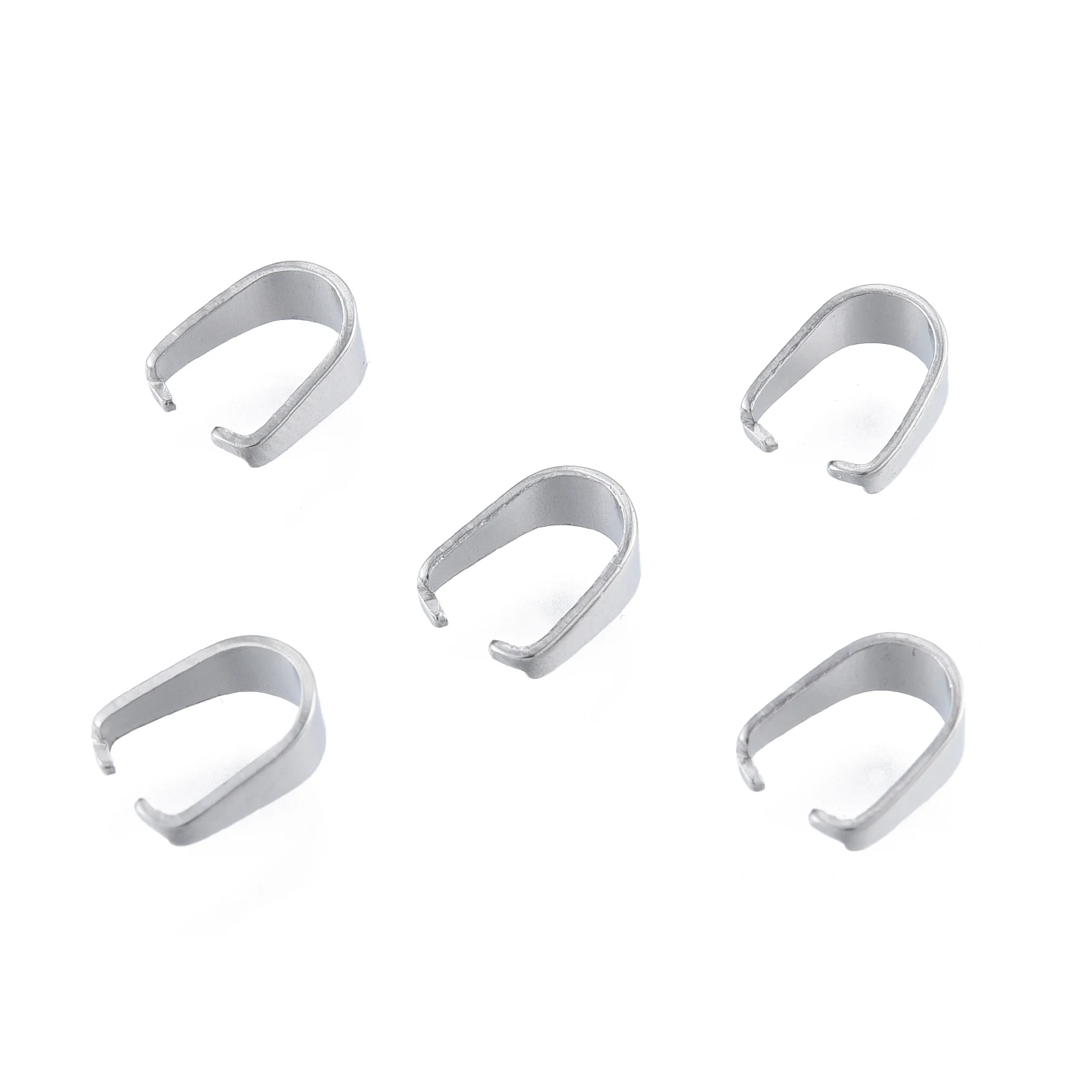 50pcs 304 Stainless Steel Pendant Clip Connector Pinch Bail Clasps Hooks For Necklace DIY Jewelry Making Findings
50pcs 304 Stainless Steel Pendant Clip Connector Pinch Bail Clasps Hooks For Necklace DIY Jewelry Making Findings