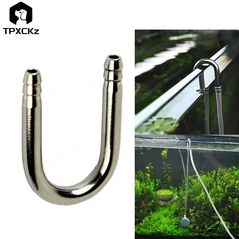 1pcs Aquarium Tube Air Fish Tank U Shape Stainless Steel CO2 Oxygen Aerator Connector Fish Tank Accessories
1pcs Aquarium Tube Air Fish Tank U Shape Stainless Steel CO2 Oxygen Aerator Connector Fish Tank Accessories