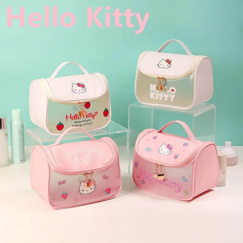 Hello Kitty Cosmetic Bag Wash Bag Kawaii Anime Frosted Texture Waterproof Large-Capacity Portable Storage Bag Birthday Gift
Hello Kitty Cosmetic Bag Wash Bag Kawaii Anime Frosted Texture Waterproof Large-Capacity Portable Storage Bag Birthday Gift